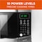 Commercial Chef Countertop Microwave Oven 900 Watt, 0.9 Cubic Feet, Stainless Steel Front, Black Cabinet CHM009 - alternate 3